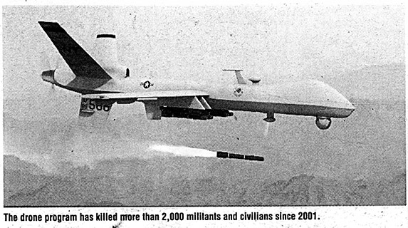 Drones kill hundreds of civilians