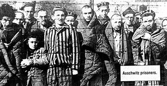 Auschwitz concentration camp 1945 liberaed by the Rad Army