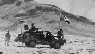Australian troops Afghanistan with Swastika