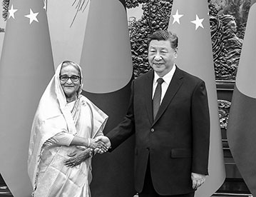 Bangladesh Hasina-XiJinping