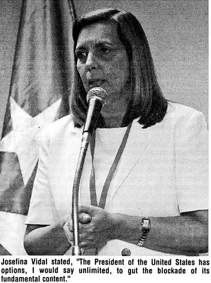 Josefina Vidal, Cuban Ministry of Foreign Relations Director General for the US