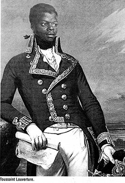 Toussant Louverture- Haiti slave revolt leader 