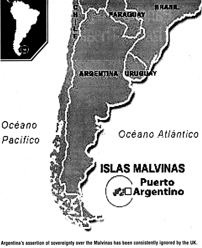 Malvinas map