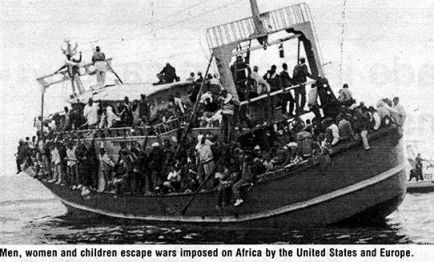 Migrant overloaded sea crossing 