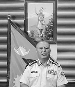 Nepal army monarchist symbolism