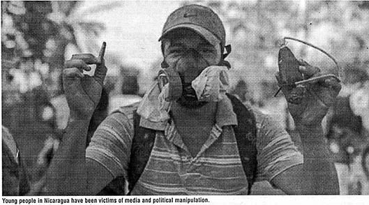 Nicaragua coujnter-revolutionary viloence provoked by CIA