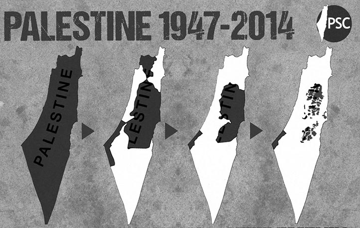 Palestine gradually taken over