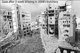 Palestine-endless genocidal blitzing by Zionism